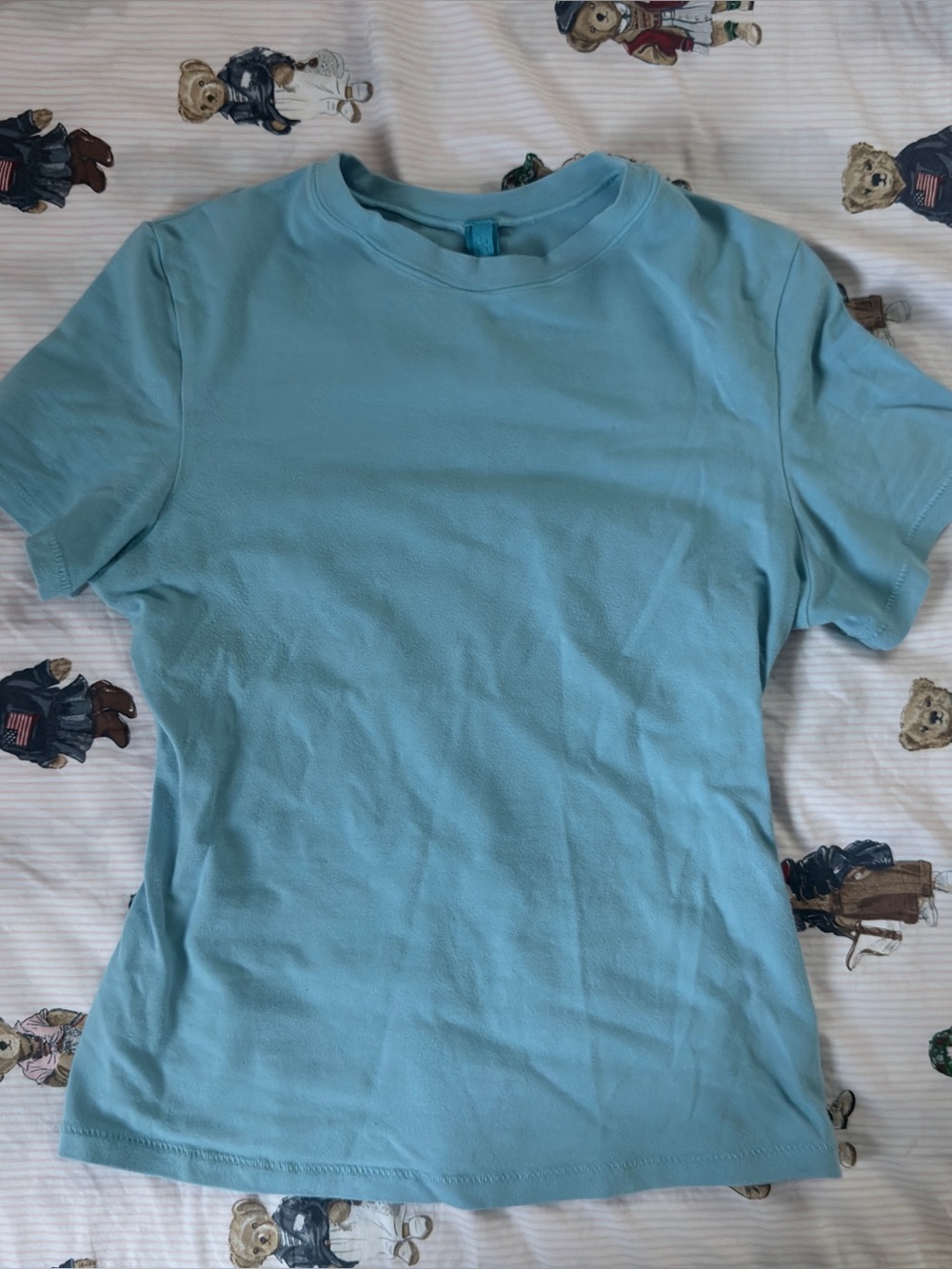 Skims cotton jersey tee in water